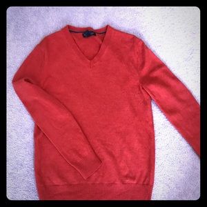 Banana Republic merino wool orange sweater